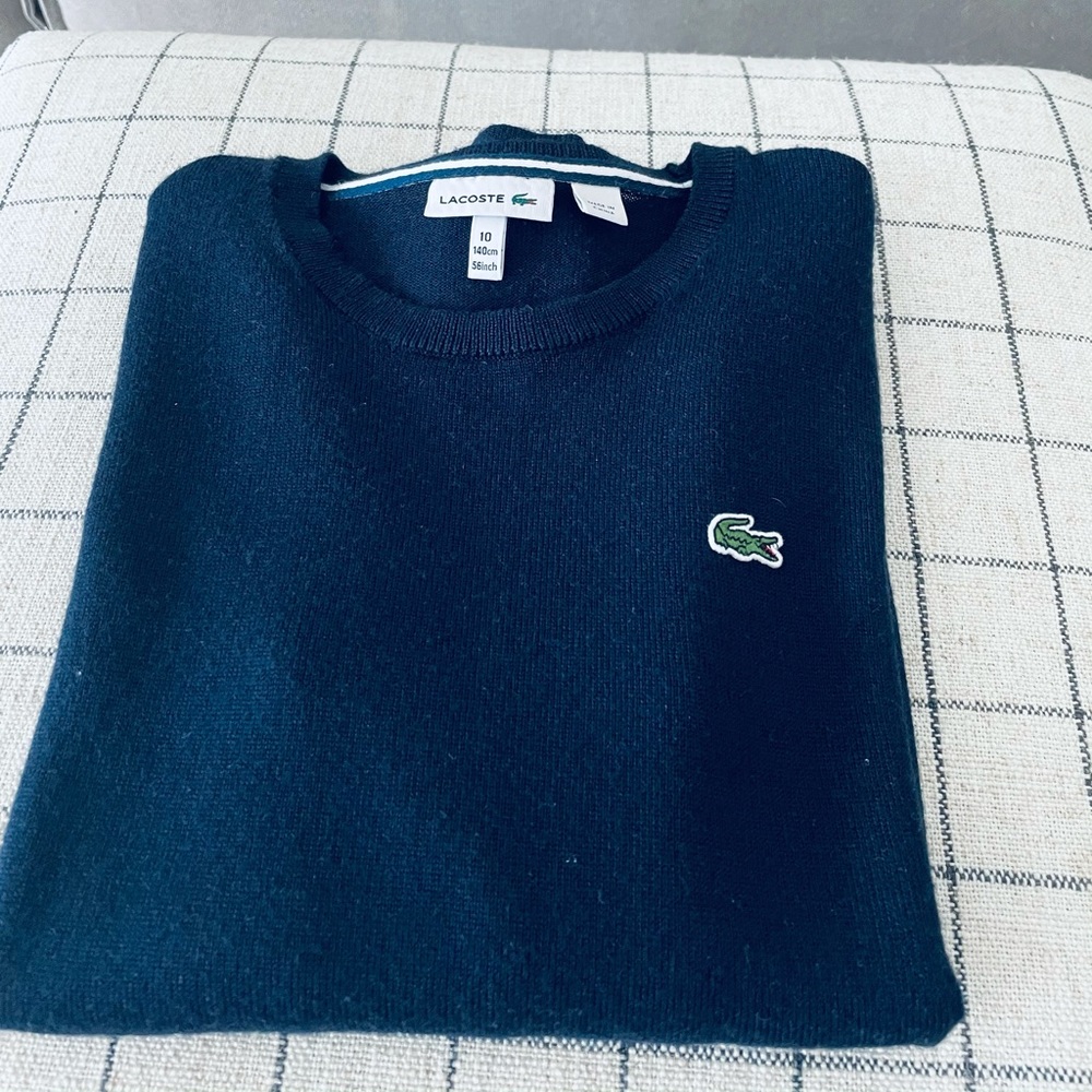 Lacoste boys long sleeve sweater